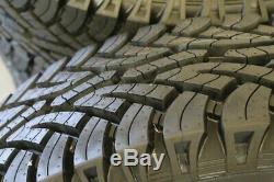 New take off set of 5 Land Rover Defender boost alloy wheels + tyres 235/85 16
