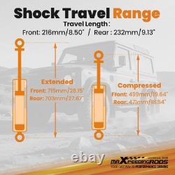 Off-Road 2 Lift Front Rear Shocks for Land Rover Defender 110 130 1983-2006