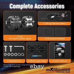 Off Road LED Light Pods For 4X4 SUV ATV 3.5inch Spot Beam IP68 19200LM White 12V