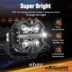 Off Road LED Light Pods For 4X4 SUV ATV 3.5inch Spot Beam IP68 19200LM White 12V