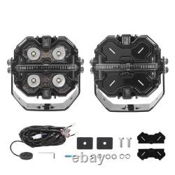 Off Road LED Light Pods For 4X4 SUV ATV 3.5inch Spot Beam IP68 19200LM White 12V