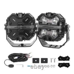 Off Road LED Light Pods For 4X4 SUV ATV 3.5inch Spot Beam IP68 19200LM White 12V