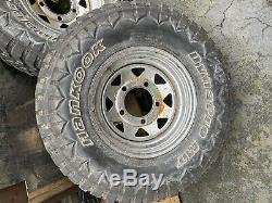Off Road Mud Tyres And Land Rover Modular Wheels 31 x 10.50 r15 Make An Offer