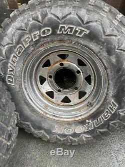 Off Road Mud Tyres And Land Rover Modular Wheels 31 x 10.50 r15 Make An Offer