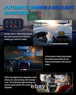 RGB 8 Gang ON/OFF Switch Panel Circuit Control Box LED Light Bar Marine Boat Car