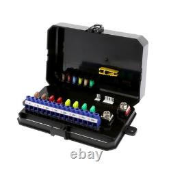 RGB 8 Gang Switch Panel On-Off LED Car Switch Panel Circuit Control DC 12V/24V