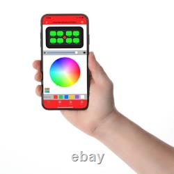 RGB 8 Gang Switch Panel On-Off LED Car Switch Panel Circuit Control DC 12V/24V