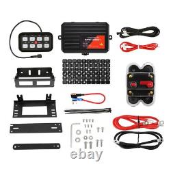 RGB 8 Gang Switch Panel On-Off LED Car Switch Panel Circuit Control DC 12V/24V