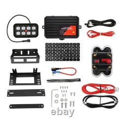 RGB 8 Gang Switch Panel On-Off LED Car Switch Panel Circuit Control DC 12V/24V