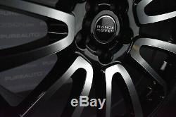Range Rover 22 Turbine Alloys Wheels With Tyres Black & Diamond Turned x FOUR