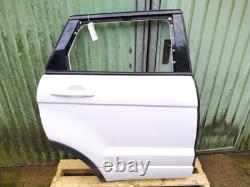 Range Rover Evoque door right off side rear in white poor previous repair 2014