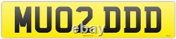 Range Rover Private Number Plate Mu02 Ddd? 4x4 Muddy Dirty Off Road Land Rover