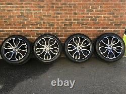 Range Rover Sport 21 Inch Diamond Turned Genuine Lr Alloy Wheels Pirelli Tyres