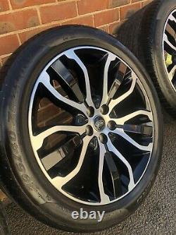 Range Rover Sport 21 Inch Diamond Turned Genuine Lr Alloy Wheels Pirelli Tyres