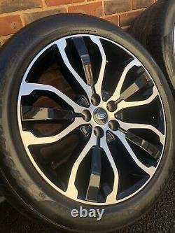 Range Rover Sport 21 Inch Diamond Turned Genuine Lr Alloy Wheels Pirelli Tyres