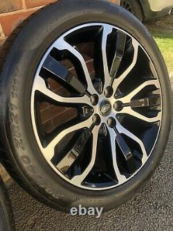 Range Rover Sport 21 Inch Diamond Turned Genuine Lr Alloy Wheels Pirelli Tyres