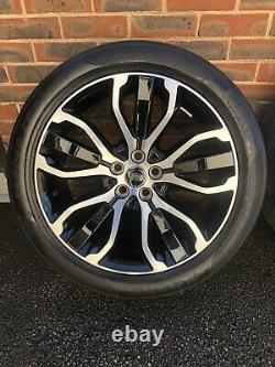 Range Rover Sport 21 Inch Diamond Turned Genuine Lr Alloy Wheels Pirelli Tyres