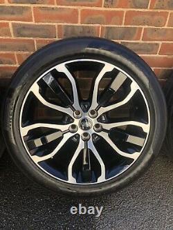 Range Rover Sport 21 Inch Diamond Turned Genuine Lr Alloy Wheels Pirelli Tyres