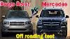 Range Rover Vs Mercedes Off Roading Test Range Rover Shorts Rangerover Mercedes