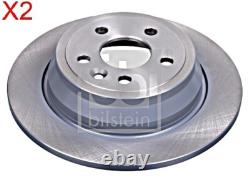 Rear Brake Disc x2 Pcs FEBI Fits LAND ROVER Freelander 2 LR039935 Rear Brake Disc x2 Pcs FEBI Fits LAND ROVER Freelander 2 LR039935