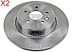 Rear Brake Disc x2 Pcs FEBI Fits LAND ROVER Range Rover Evoque LR072016