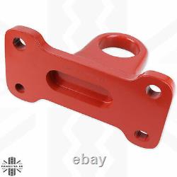 Rear Tow Hook Loop for Defender X ALL RED kit recovery point offroad + inserts
