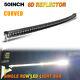 Roof 50'' 52inch Led Light Bar Flood Spot Combo Truck Roof Driving 4x4 Offroad