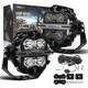 Round Led Auxiliary Driving Lights 270&deg; Beam For Off Road 4wd Truck Marine 6000k