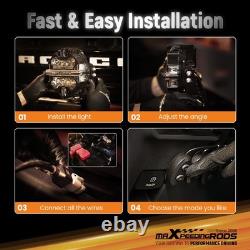 Round LED Auxiliary Driving Lights 270° Beam For Off Road 4WD Truck Marine 6000K