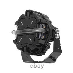 Round LED Driving Lights 160W Spot Beam RGB For Off Road SUV ATV Marine Boat 12V