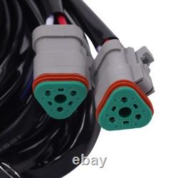 Round LED Driving Lights 160W Spot Beam RGB For Off Road SUV ATV Marine Boat 12V