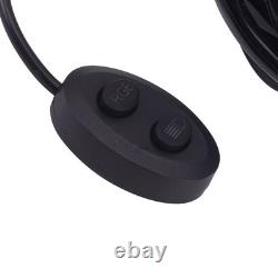 Round LED Driving Lights 160W Spot Beam RGB For Off Road SUV ATV Marine Boat 12V