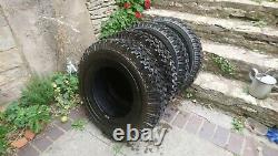 Set of Michelin XZL and Lassa 7.50 R16 116N Tyres Land Rover Series