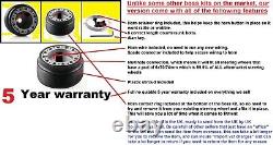 Snap Off 300mm Steering Wheel & Boss Kit For Land Rover Honda Rover 29 Spline