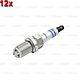 Spark Plug 12x Bosch Fits Alpina Bmw De Tomaso Land Rover Mini 87-17 0242236562