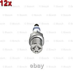 Spark Plug 12x BOSCH Fits ALPINA BMW DE TOMASO LAND ROVER MINI 87-17 0242236562