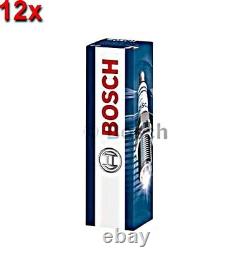 Spark Plug 12x BOSCH Fits ALPINA BMW DE TOMASO LAND ROVER MINI 87-17 0242236562