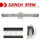 Straight 3-rows 22/32/42/52 Combo Led Work Light Bar Driving Offroad Car Truck