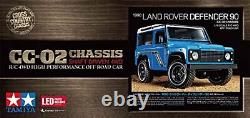 TAMIYA 1/10 SCALE R/C 4WD OFF ROAD CAR 1990 LAND ROVER DEFENDER 90 From Japan