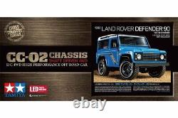 Tamiya 1/10 R/C 1990 Land Rover Defender 90 (CC-02)