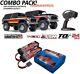 Traxxas 82046-4 Trx-4 1979 Ford Bronco 110 4wd Rtr Tqi + Trx 3s Combo Red