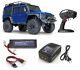 Traxxas 82056-4 Trx-4 Land Rover Defender Blue 110 4wd Rtr 2.4ghz + Powerpack 2