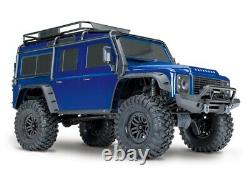 Traxxas 82056-4 TRX-4 Land Rover Defender Blue 110 4WD Rtr Crawler 2.4GHz