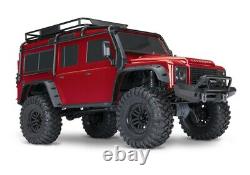 Traxxas 82056-4 TRX-4 Land Rover Defender Red 110 4WD Rtr Crawler Tqi 2.4GHz