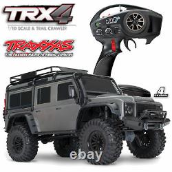 Traxxas TRX82056-4 Silver TRX-4 Land Rover Defender silber 1-10 Crawler 2,4 GHZ