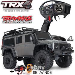 Traxxas TRX82056-84SLVR TRX-4 Land Rover Defender silber + Winch