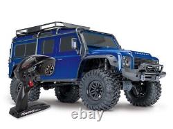 Traxxas TRX-4 LR Defender 4x4 Blue Rtr Crawler Brushed without Battery/Charger