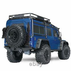 Traxxas TRX-4 Land Rover Defender Blue + 5000 MAH Lipo Battery+Id-Lader Traxxas