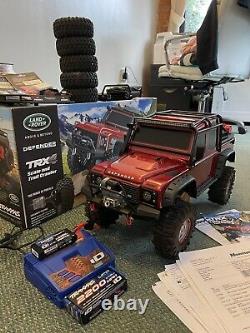 Traxxas Trx-4 Land Rover Defender Truly One off Build + Lots of Upgrades