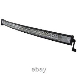 Tri Row Curved LED Light Bar 52 inch 675W F&S Beam Offroad Driving Fog Lamp /53